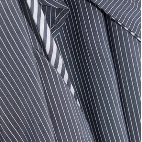 Navy Blue Maxi Wrap Halter Dress - Picture 4 of 4